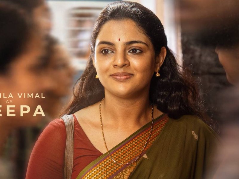 Nikhila Vimal plays Deepa in Arya's 'Ananthan Kaadu' (Photo Credit: Arya/X)