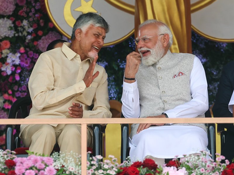 पीएम मोदी के नेतृत्व में भारत को फिर से मिला आत्मविश्वास: चंद्रबाबू नायडू