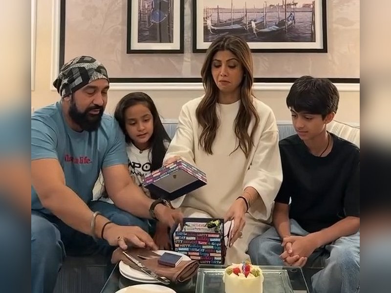 Shilpa Shetty shares a glimpse of her perfect birthday celebration with family