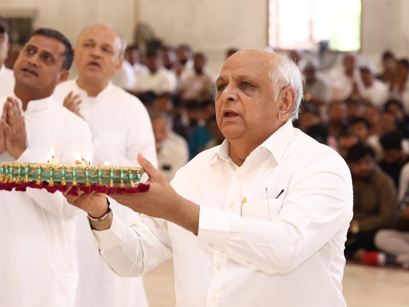 Gujarat: BJP organises 'Maha Aartis' at over 200 temples to mark PM Modi’s 12 years in office (Photo: IANS)