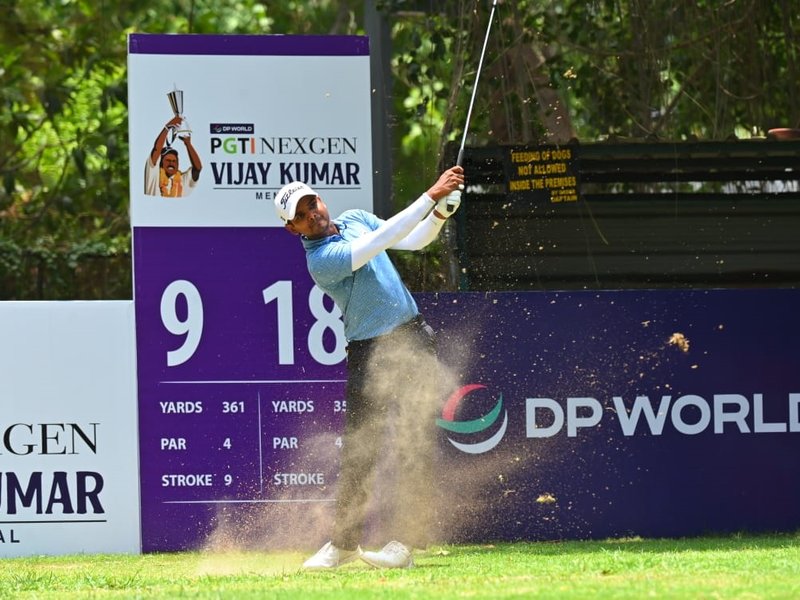 Sunit Chowrasia claims back-to-back titles with victory in Vijay Kumar Memorial at the Lucknow Golf Club in Lucknow on Thursday. Photo credit: PGTI