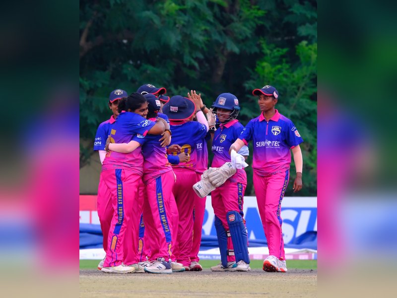 Karan Lal slams 64-ball 145, hits 14 sixes, bags two wickets to script history as Servotech Siliguri Strikers romp to a commanding 73-run victory over Adamas Howrah Warriors. Photo credit: CAB