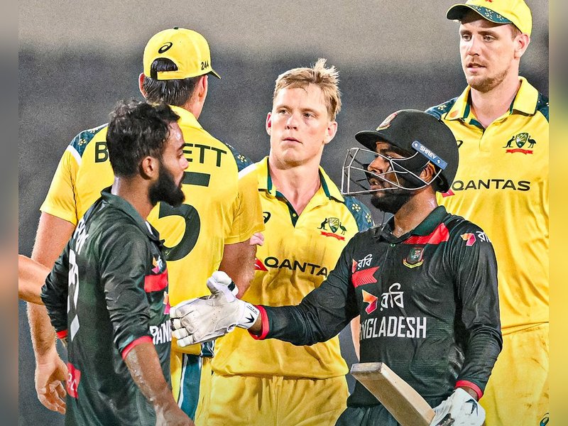‘Unforgettable Win!’ BCB hails Bangladesh's historic ODI series win over Australia by winning the second match of the three-match series at Mirpur, near Dhaka, on Thursday. Photo credit: cricket.com.au/X