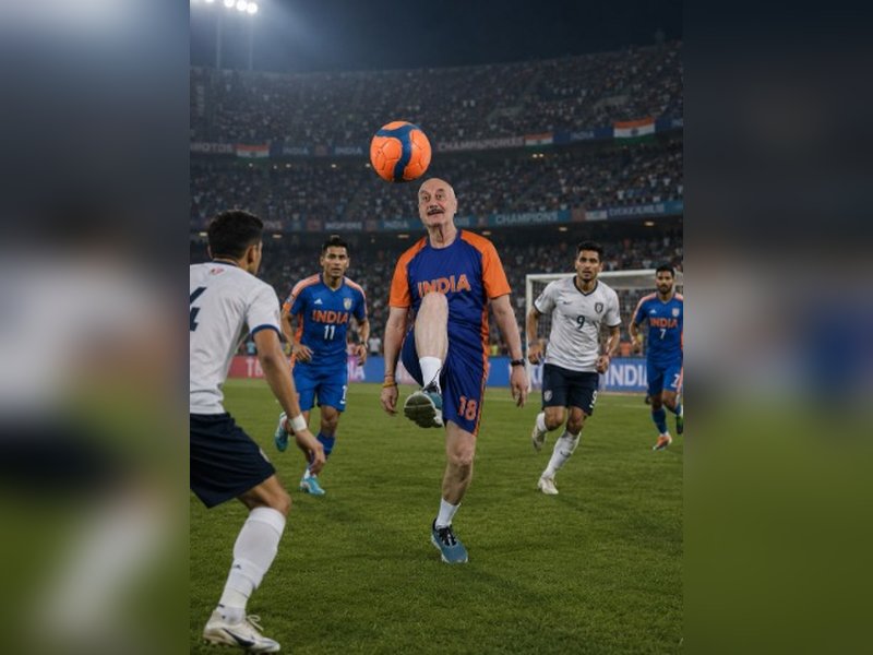 Anupam Kher dreams of wearing India's football jersey, celebrates the power of imagination