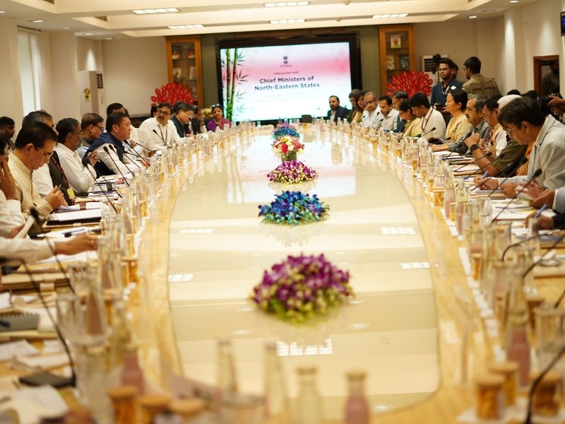 NITI Aayog holds discussions with CMs of Northeastern states