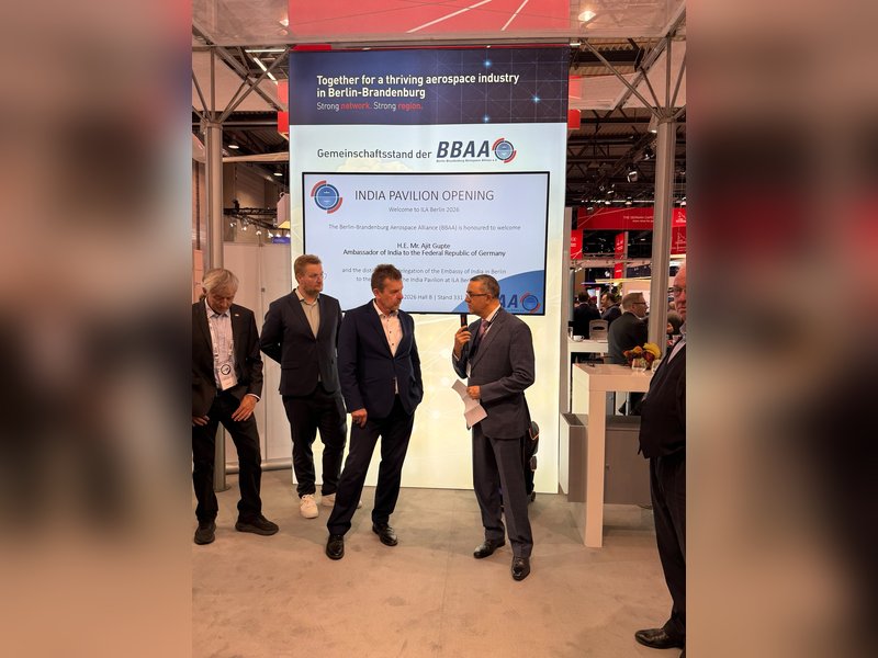 Ambassador inaugurates India Pavilion at ILA Airshow in Berlin 