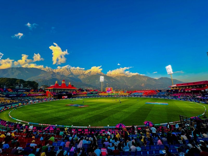 Cricket, spirituality come together ahead of ODI in Dharamsala! 