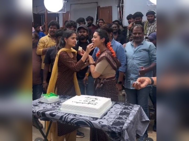 Chiranjeevi's #Mega158 unit celebrates Nivetha Pethuraj's completion of 10 years in the film industry!  (Photo credit: Nivetha Pethuraj/Instagram)