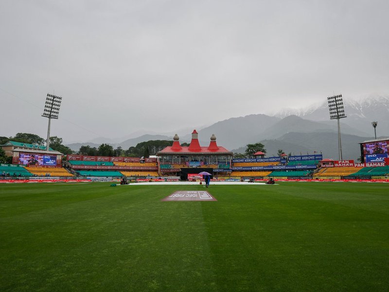 Heavy rain delays toss in India-Afghanistan ODI series opener in Dharamshala (Credit: BCCI/X)
