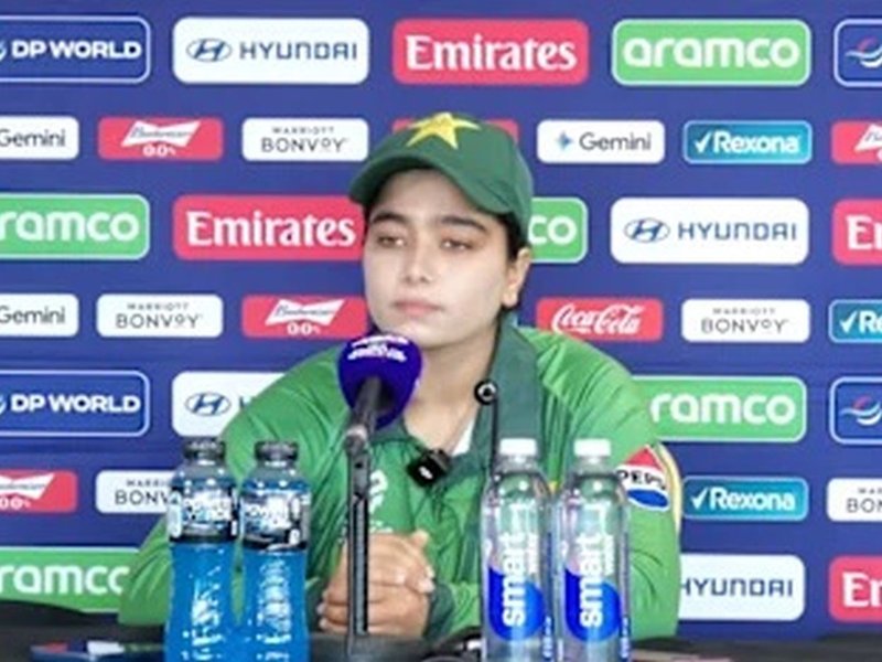 Pakistan skipper Fatima Sana shrugs off injury scare ahead of their clash with archrivals India in the ICC Women's T20 World Cup in Birmingham. Photo credit: ICC