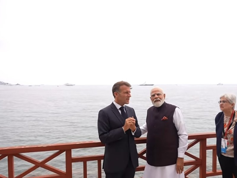 PM Modi, French President Macron visit Villa Kerlyos in Nice 
