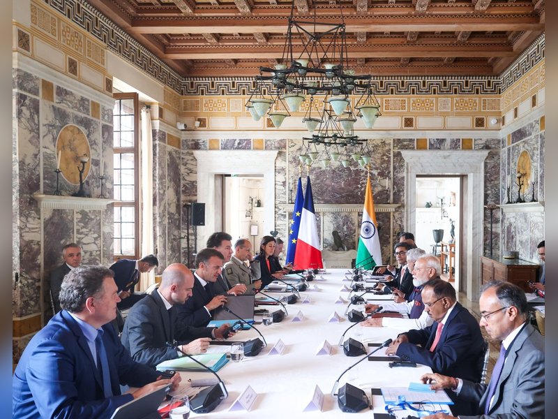 PM Modi holds ‘exceptionally productive’ talks with French President 