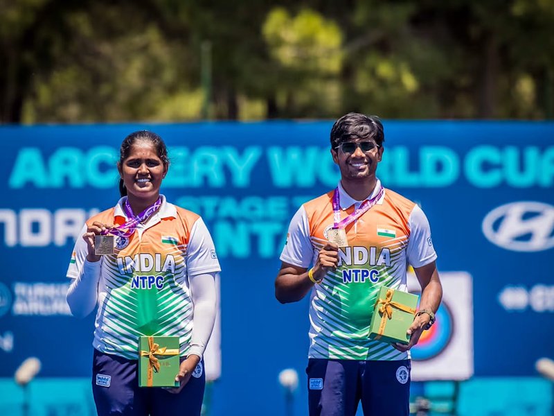 Dhiraj strikes individual gold, completes golden double for India at Archery World Cup (Credit: World Archery)