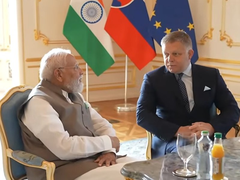 PM Modi, Slovakian counterpart Fico hold talks in Bratislava 