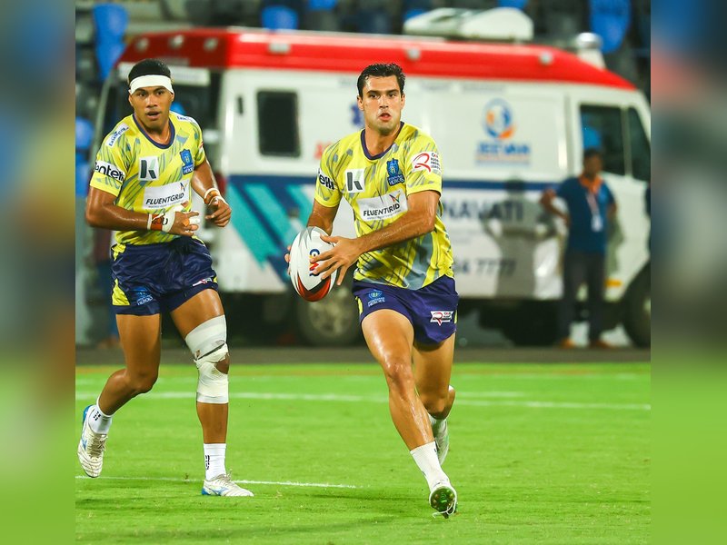 Hyderabad Heroes captain Manuel eyes a stronger comeback after learning from ‘one bad game’ at Rugby Premier League (RPL). Photo credit: Hyderabad Heroes,