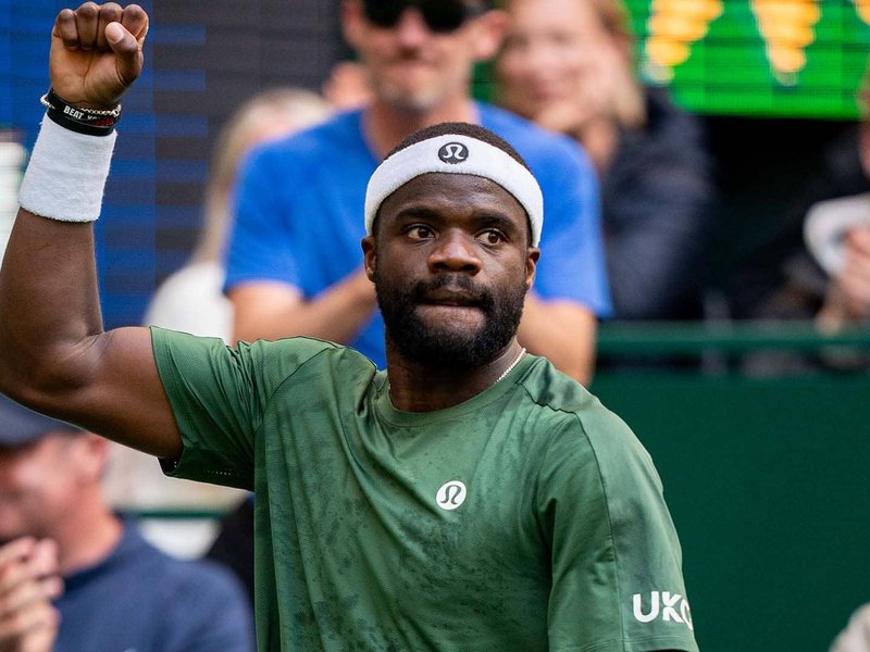 Frances Tiafoe overcomes in-form Flavio Cobolli for first-round win in Halle, Germany, on Monday. Photo credit: ATO Tour