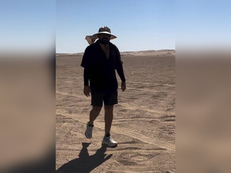 'Khalifa' director Vysakh shares BTS video showing him braving Dubai heat; says 'Passion burns hotter than the heat!' (Photo: Vysakh/Instagram)
