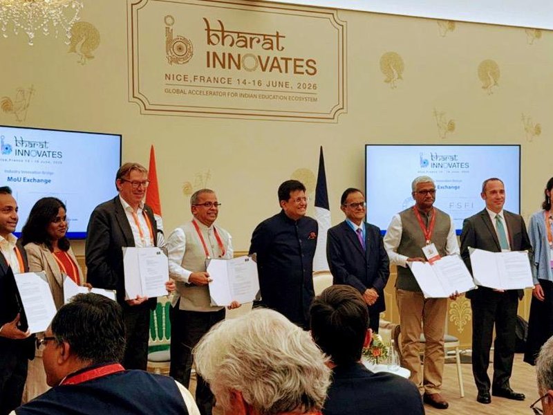भारत इनोवेट्स 2026: आईआईटी मद्रास और आईआईटीएम ग्लोबल ने किए 7 समझौते,  करीब 100 मिलियन डॉलर के मूल्य सृजन की संभावना