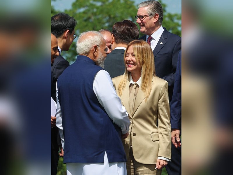 G7 Summit: PM Modi interacts with world leaders, thanks Macron for welcome 