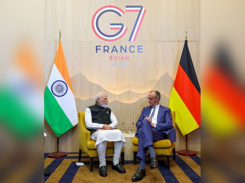 German Chancellor and PM Modi