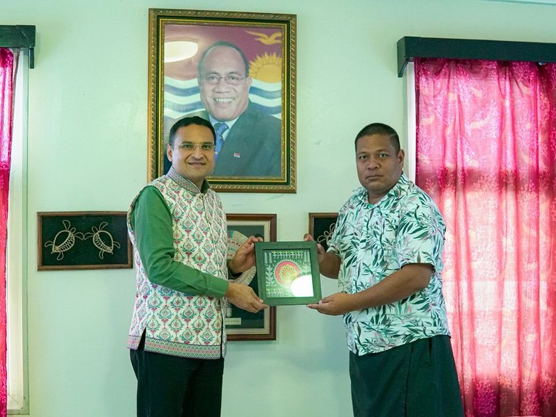 India, Kiribati discuss ways to strengthen development partnership 