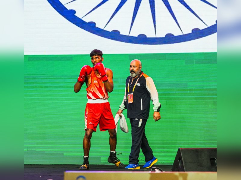 Nikhil, Deepak, Saneh Progress as India continue campaign in the Boxing World Cup (Stage 2) being played at the Guiyang Olympic Sports Centre Gymnasium in the city of Guiyang in China. Photo credit: BAI