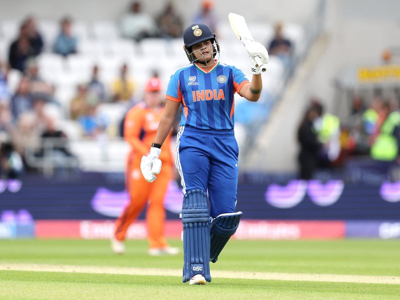 Smriti (Mandhana) and Shafali (Verma) gave us a great platform, says skipper Harmanpreet Kaur after their victory over the Netherlands in the ICC Women's T20 World Cup 2026 in Leeds on Wednesday. Photo credit: BCCI Women/X
