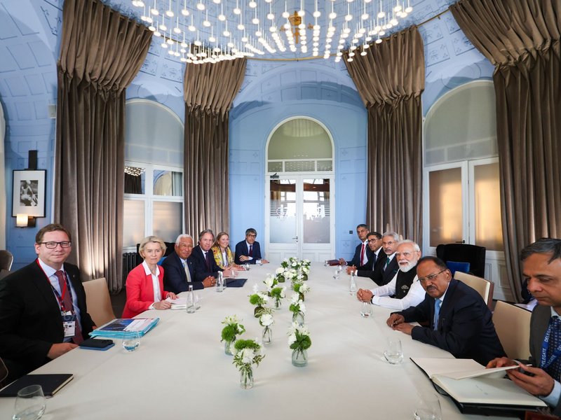 G7 Summit: PM Modi discusses India-EU FTA & West Asia with EU leaders, says MEA  