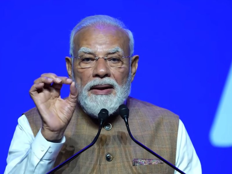 Paris is city of lights and colors: PM Modi to Indian diaspora (Photo: @BJP4India/X)
