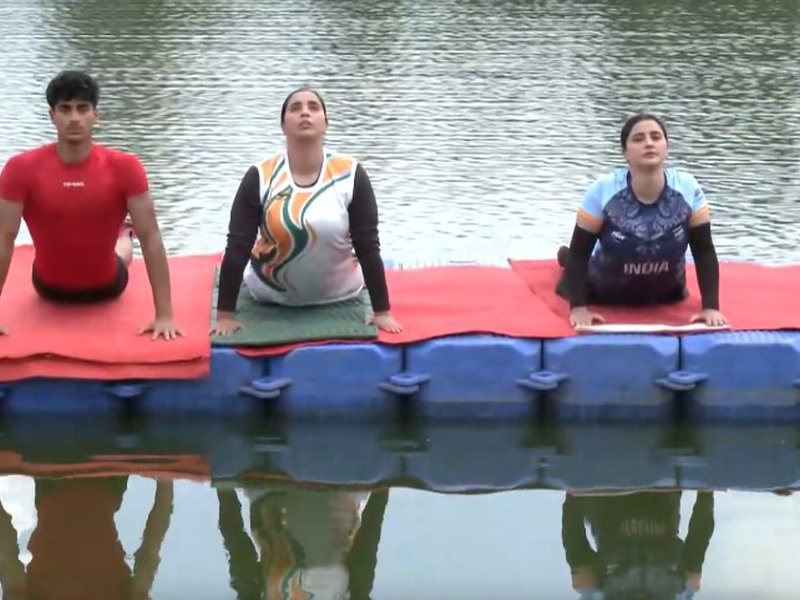 From water yoga to marathon runs, India unites in wellness ahead of International Yoga Day
