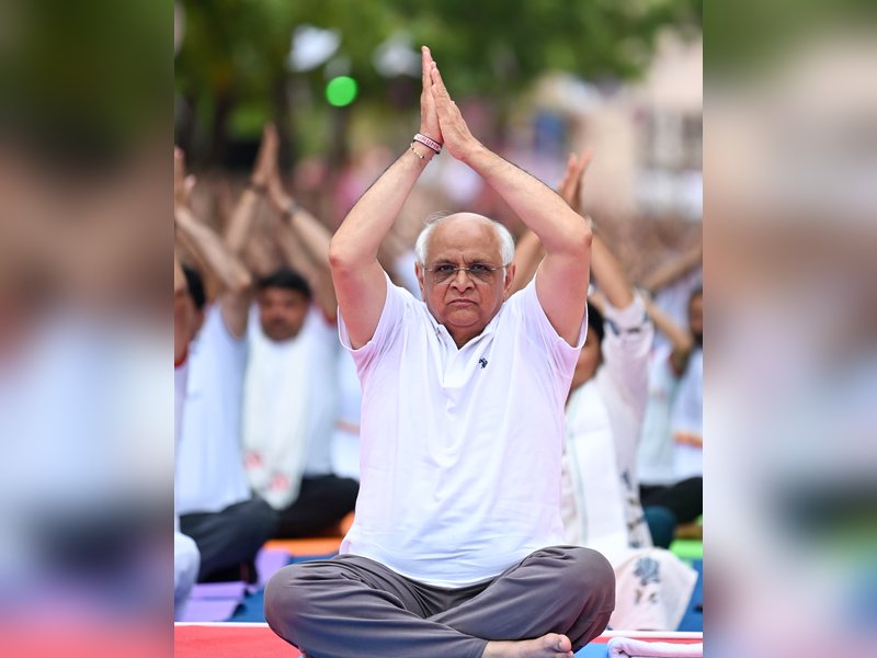 गुजरात देश में सर्वाधिक योग शिक्षकों और योग कक्षाओं वाला राज्य बना