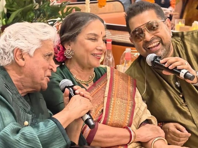 Shabana Azmi shares heartwarming glimpse of being serenaded by two ‘favourite people’