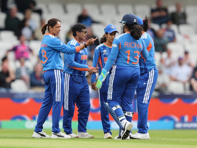 Familiar rivals renew battle as India and South Africa eye crucial advantage in the preliminary league match of the ICC Women's T20 World Cup 2026 at the Old Trafford in Manchester on Sunday. Photo credit: IANS