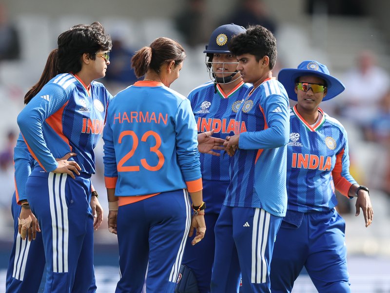 When and where to watch SA vs IND, know all details of the upcoming clash in the ICC Women's T20 World Cup 2026 at Old Trafford in Manchester on Sunday. Photo credit: ICC