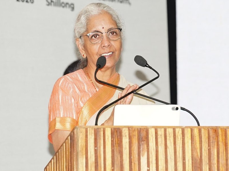 FM Sitharaman inaugurates Rs 59 crore road project in Meghalaya, interacts with youth