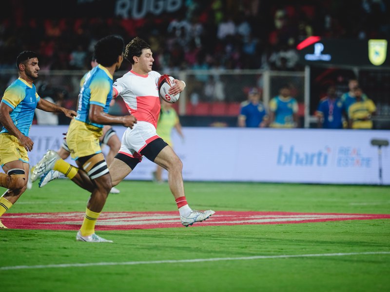 Mumbai Dreamers continue undefeated run in Season 2 in the Rugby Premier League Season 2 at the Ganti Mohana Chandra Balayogi Athletic Stadium, Gachibowli, Hyderabad on Saturday.