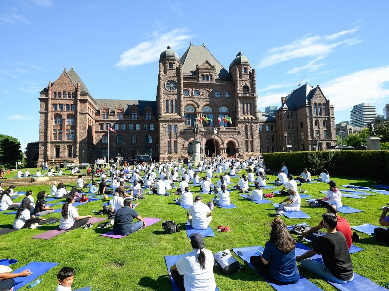 Western countries embrace Yoga ahead of International Day of Yoga