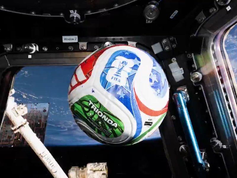 NASA takes 2026 FIFA WC ball 'Trionda' to space to study 'centre of mass and balance in microgravity'