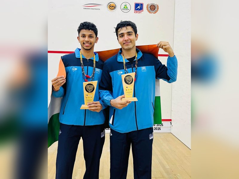Abhay-Velavan bag their third successive Asian doubles squash title