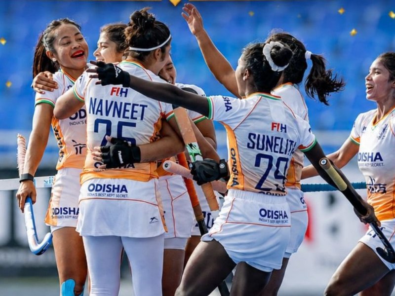 Hockey India announce Rs 3L cash prize after India beat NZ to win FIH Hockey Women's Nations Cup (Photo: HI/X)