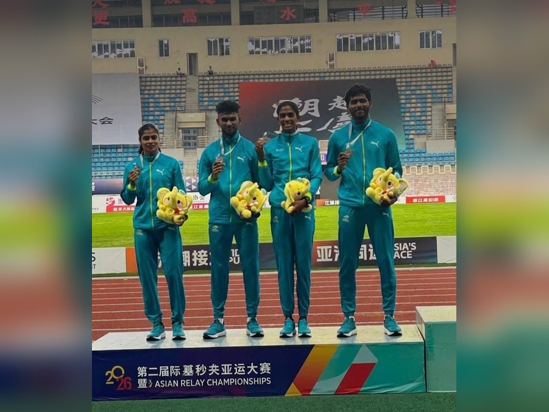 India strike relay gold as women’s 4x100m team shines at Asian Relay Championship 2026 (Credit: Athletics Federation of India)