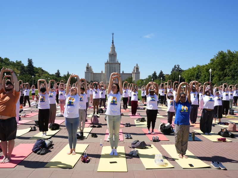 International Yoga Day draws massive crowds across the world