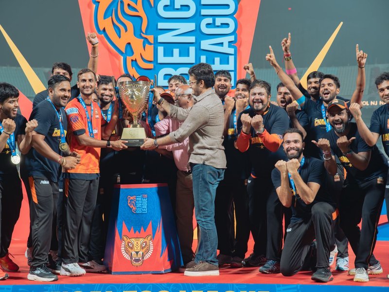 Shrachi Rarh Tigers crowned Bengal Men’s T20 League Season 3 champions