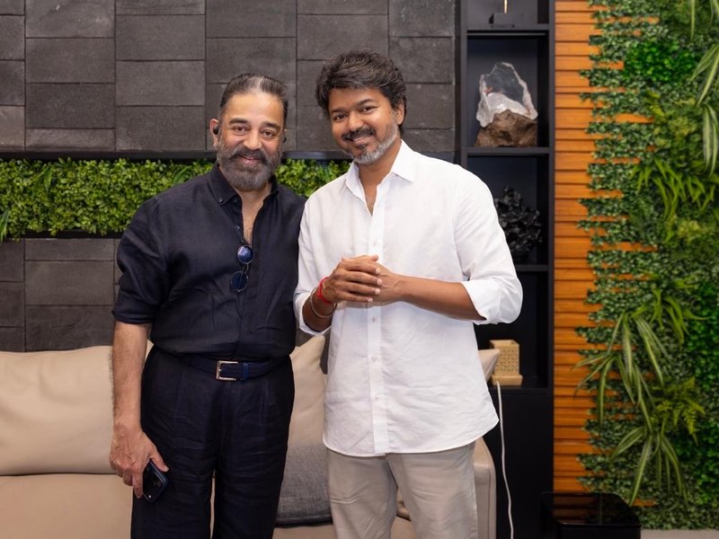 Kamal Haasan, Raghava Lawrence greet Tamil Nadu Chief Minister Vijay on birthday (Photo: Kamal Haasan/X)