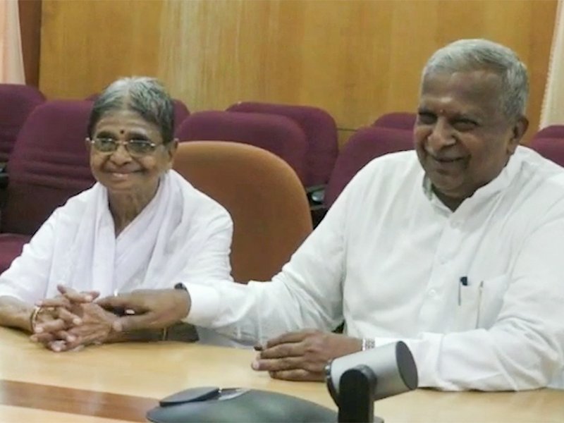 Karnataka: Euthanasia activist elderly woman donates Rs 10 lakh for soldiers’ welfare (Photo: IANS)