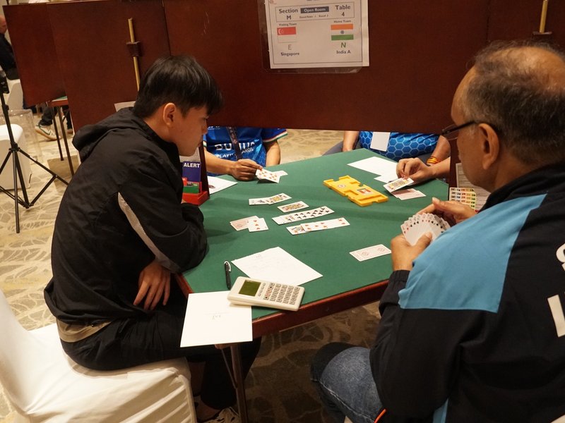 India secures top three spots as race for medals in 5th Bonus Asia Cup Bridge Championships 2026 heats up at the Taj Cidade de Goa Horizon in Panaji on Monday. Photo credit: BFI
