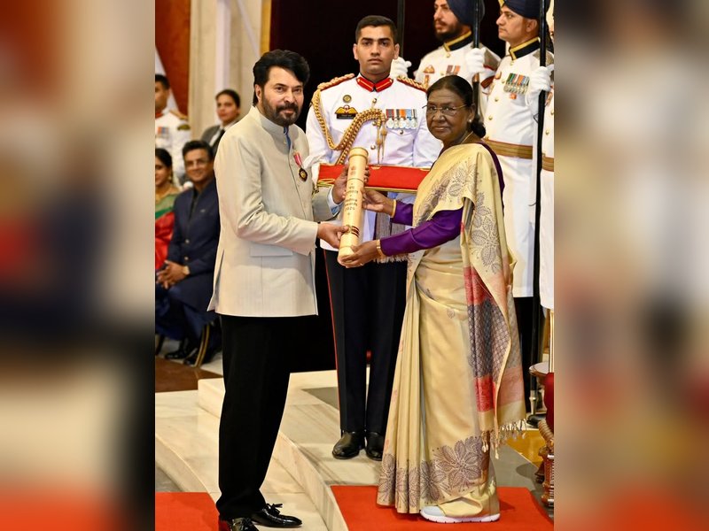 Mammootty tells audiences: Thank you for the endless love, trust, and support that keeps me going every single day! (Photo Credit: Mammotty Kampany/Instagram)