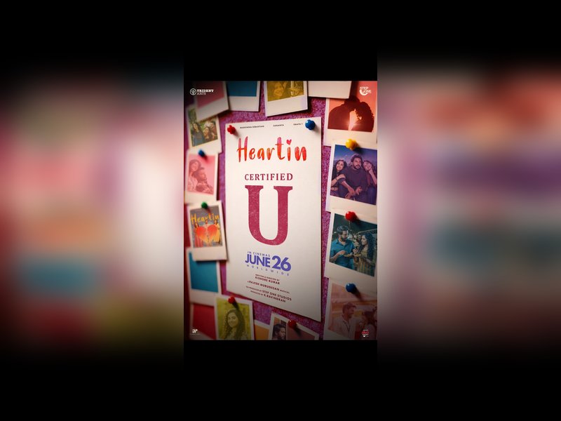 Madonna Sebastian-starrer 'Heartin' cleared for release with 'U' certificate (Photo: Trident Arts/X)