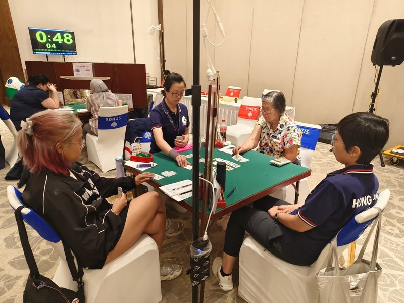 India B Seniors take lead; women’s semifinalists confirmed as knockouts loom in the 5th Asia Cup Bridge Championships 2026 at the Taj Cidade de Goa Horizon in Panaji on Wednesday. Photo credit: BFI.