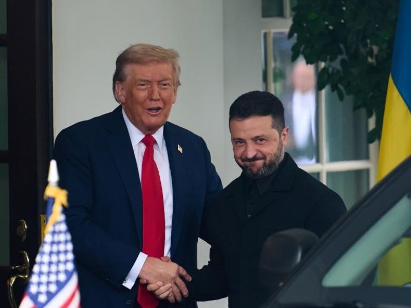 'Holding his own': Trump calls Zelensky 'courageous'